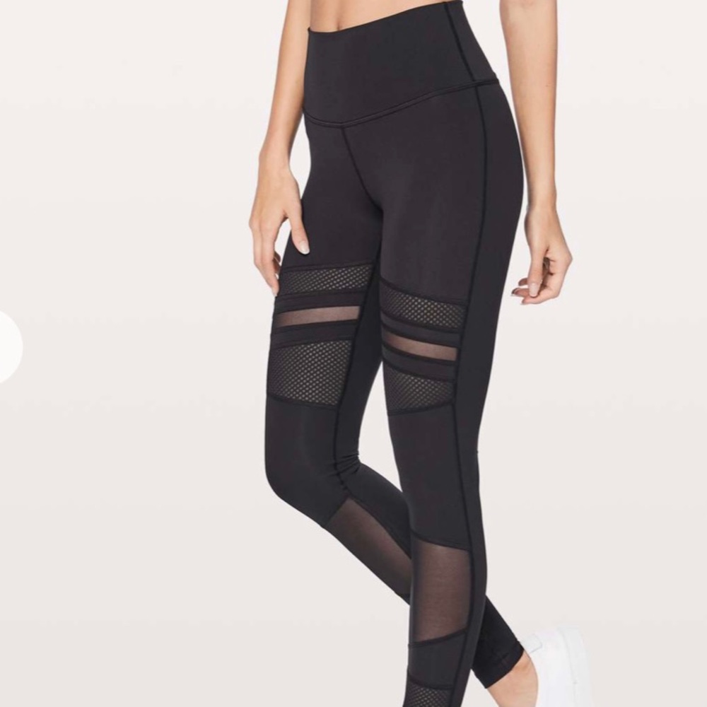 Lululemon Wunder Under Hi-Rise Tight Mix & Mesh *4